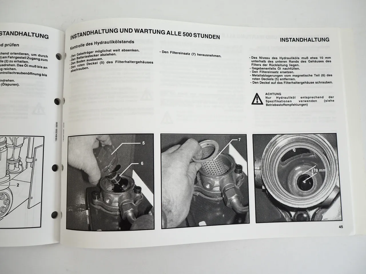 Linde L12R L16R Gabelstapler Betriebsanleitung Bedienung Wartung 2000