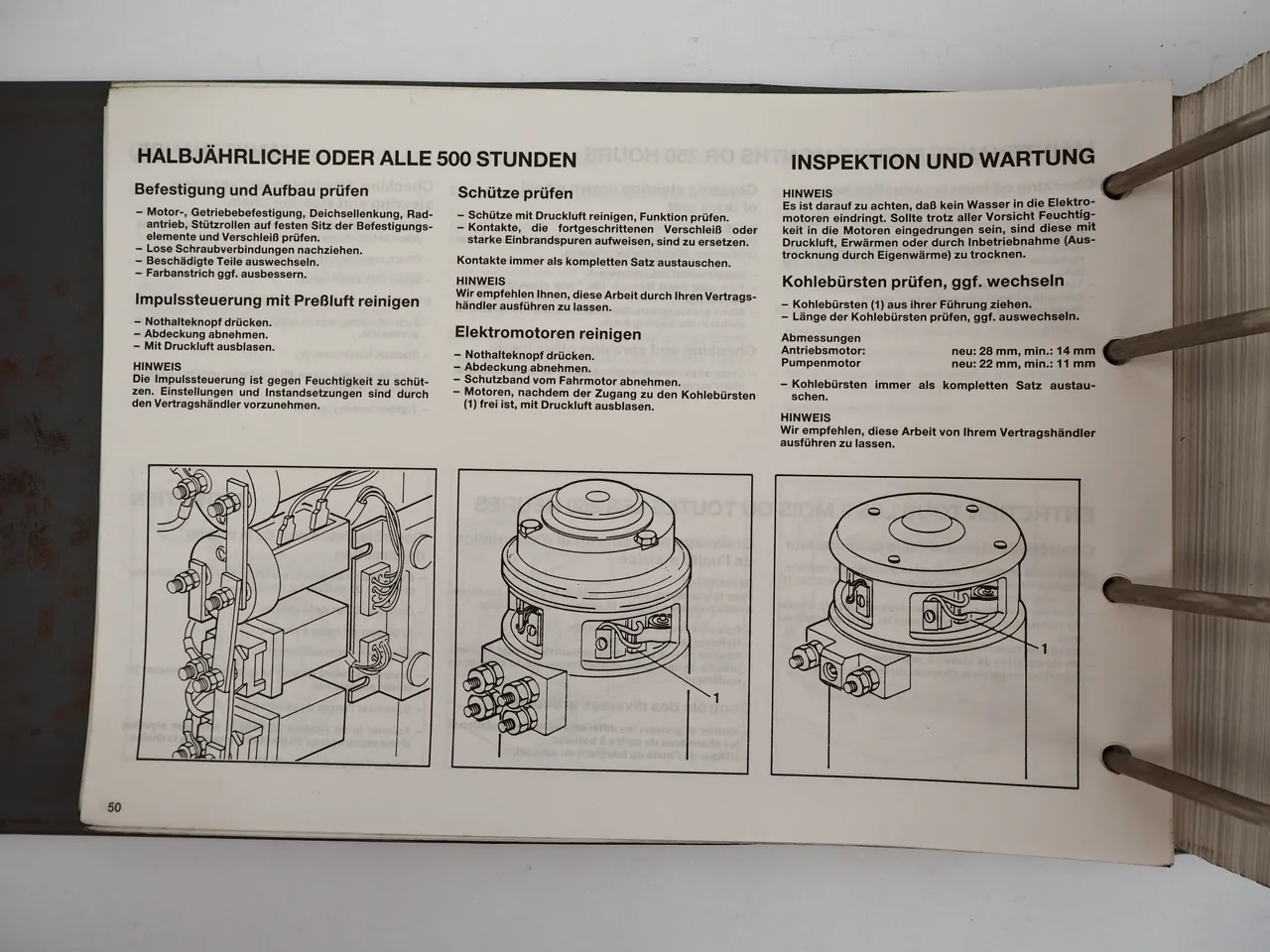 Linde T20 R02 Hubwagen Betriebsanleitung Ersatzteilliste 1990/92