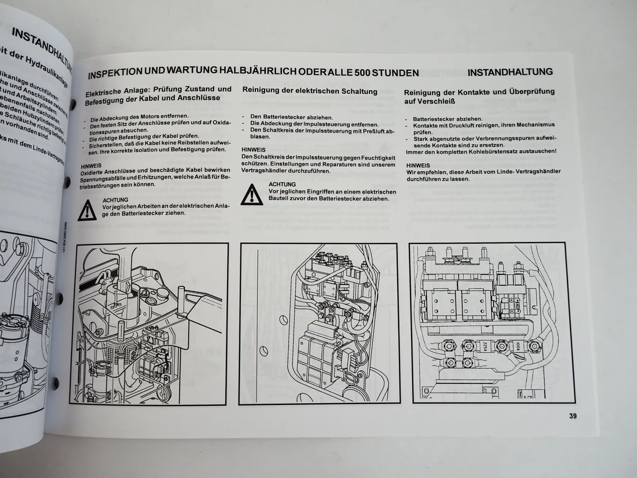Linde T20AP Hubwagen Betriebsanleitung Bedienung Wartung 1999