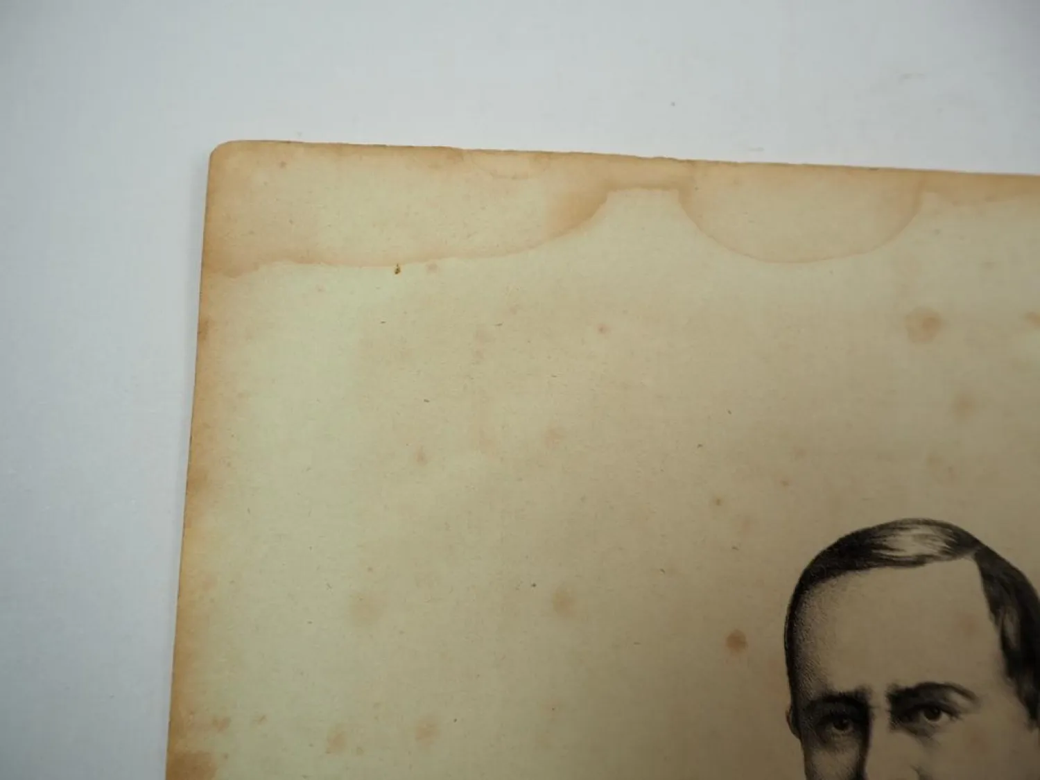 Lithographie Oberbürgermeister C. F. Grabow Prenzlau ca. 1860