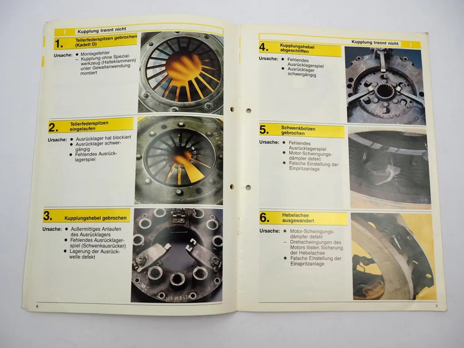 LuK Kupplungen Leitfaden Störungsbeseitigung für PKW LKW Schlepper 1988