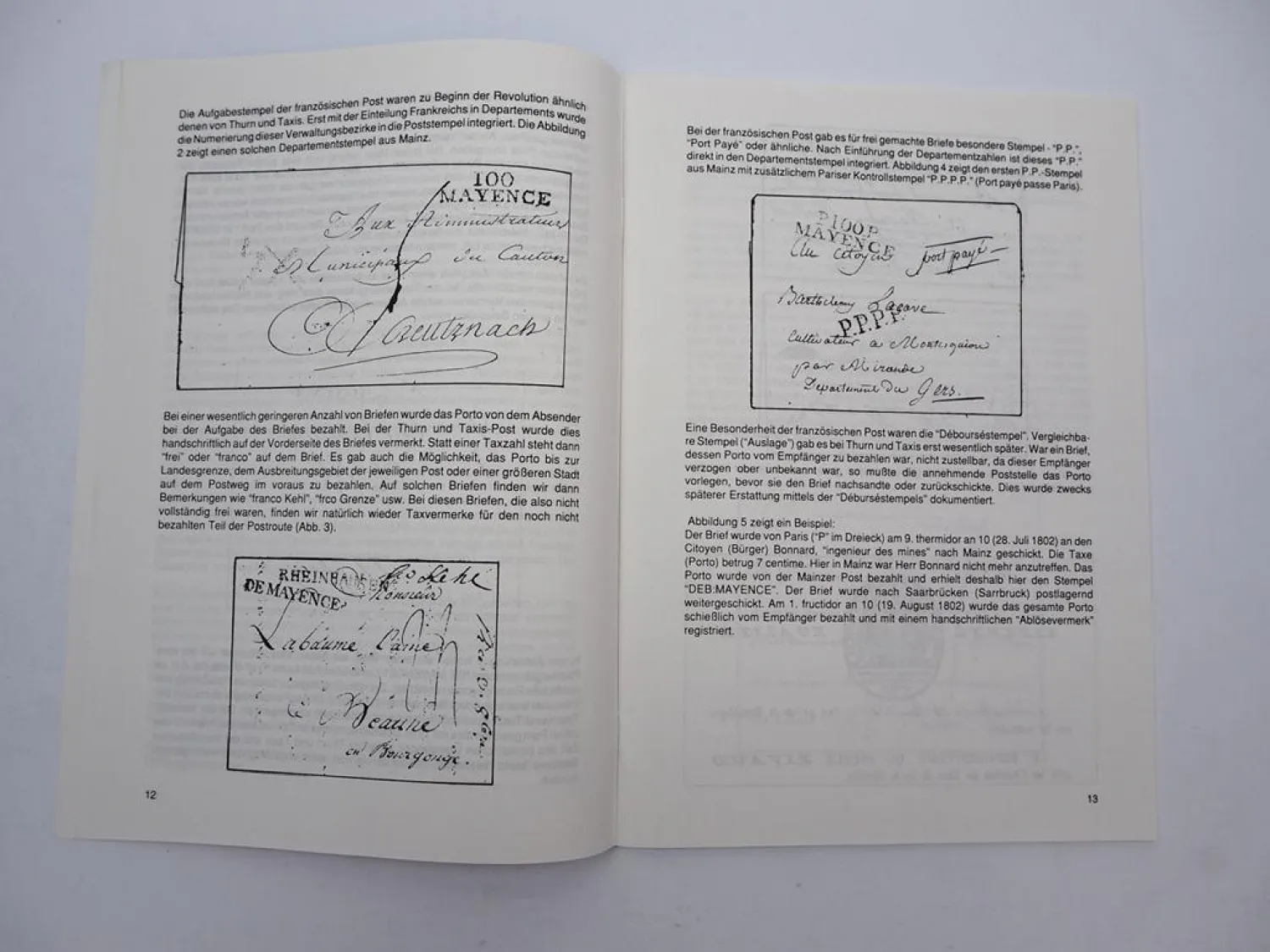 Mainz Mayence Postgeschichtliche Dokumente aus der Sammlung Rudolf Heininger