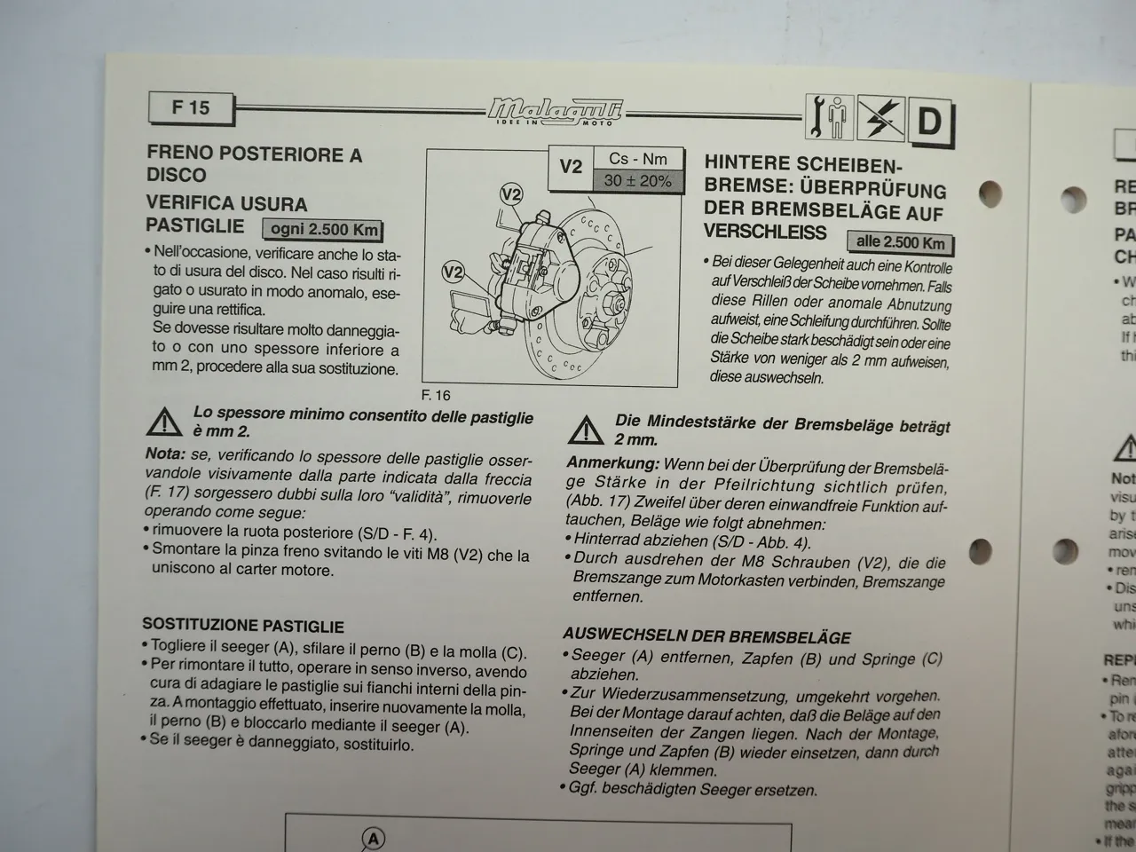 Malaguti F15 Firefox Motorroller Werkstatthandbuch Manuale di riparazione 1998