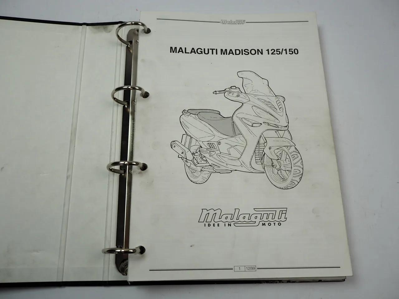 Malaguti Madison 125 150 Motorrad Werkstatthandbuch Manuale dofficina 1999