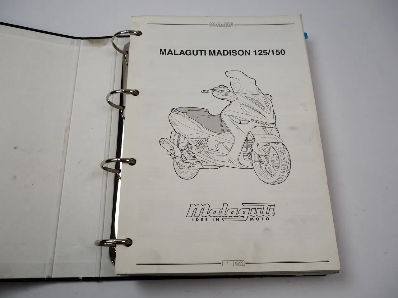 Malaguti Madison 125 150 Motorrad Werkstatthandbuch Manuale dofficina 1999/2000