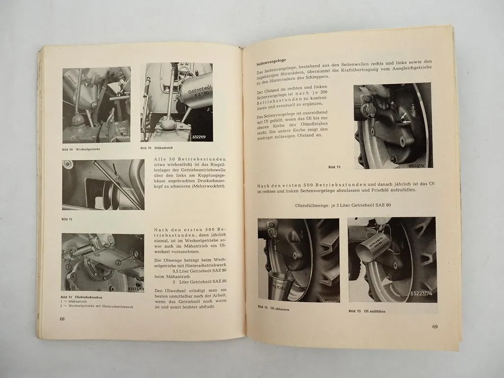 MAN 2K3 Schlepper Bedienungsanleitung Wartung Schaltplan Elektrik 1959