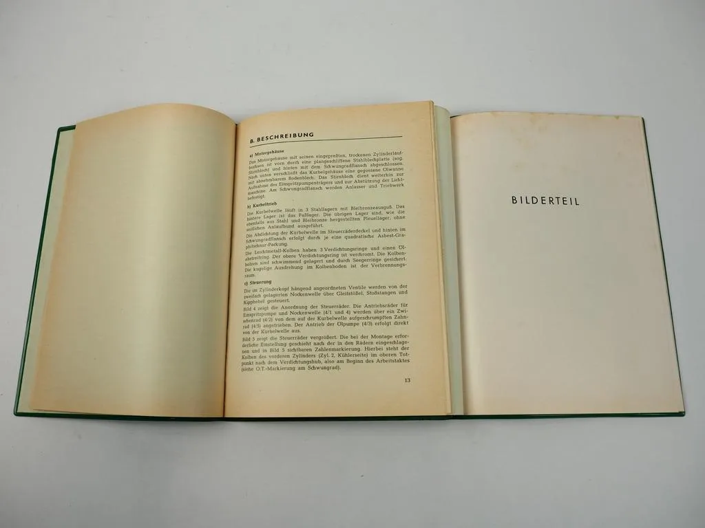 MAN 9622 M131 Dieselmotor Betriebsanleitung Bedienungsanleitung