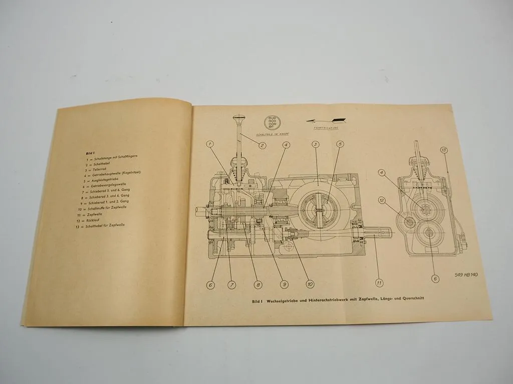 MAN B18 A/O mit Motor 2DN Ackerdiesel Ersatzteilliste