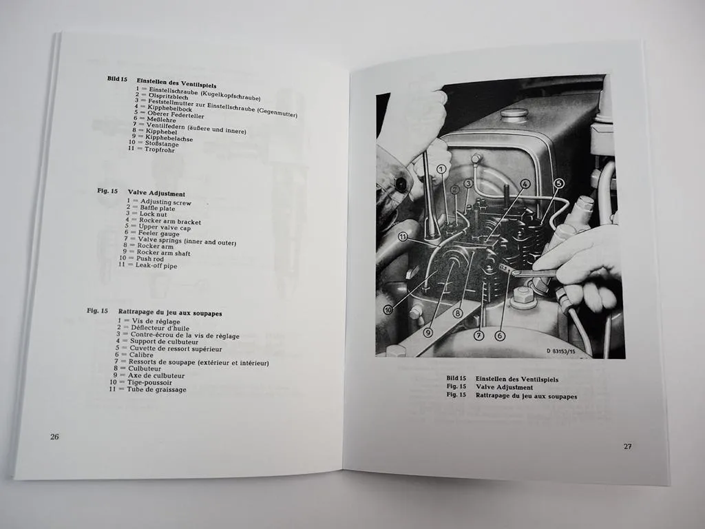 MAN B18A/1 2K1 Bedienungsanleitung für Dieselmotor 8515 M172