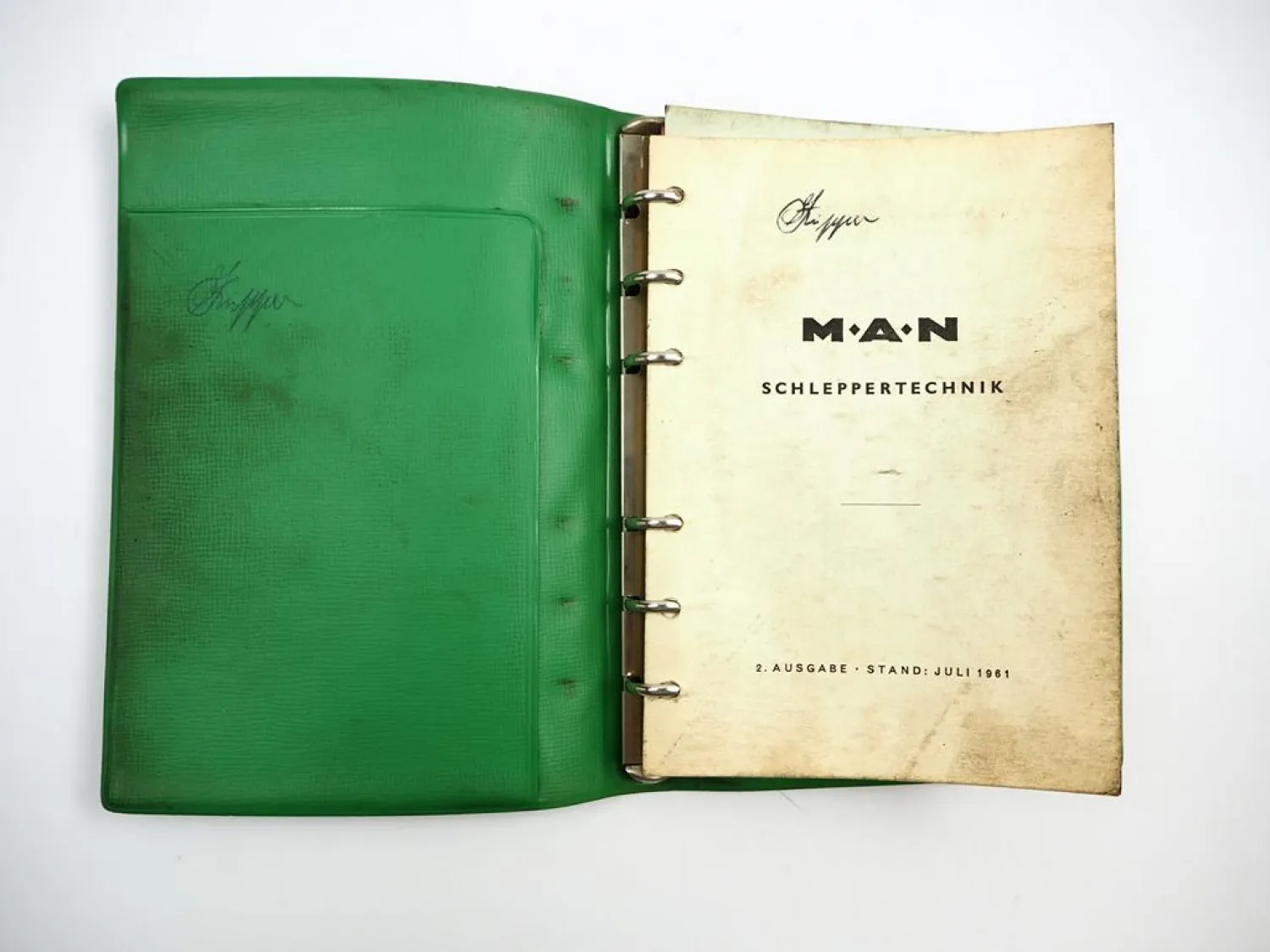 MAN Schleppertechnik Werkstatthandbuch Datenbuch Einstellwerte Drehmomente 1961