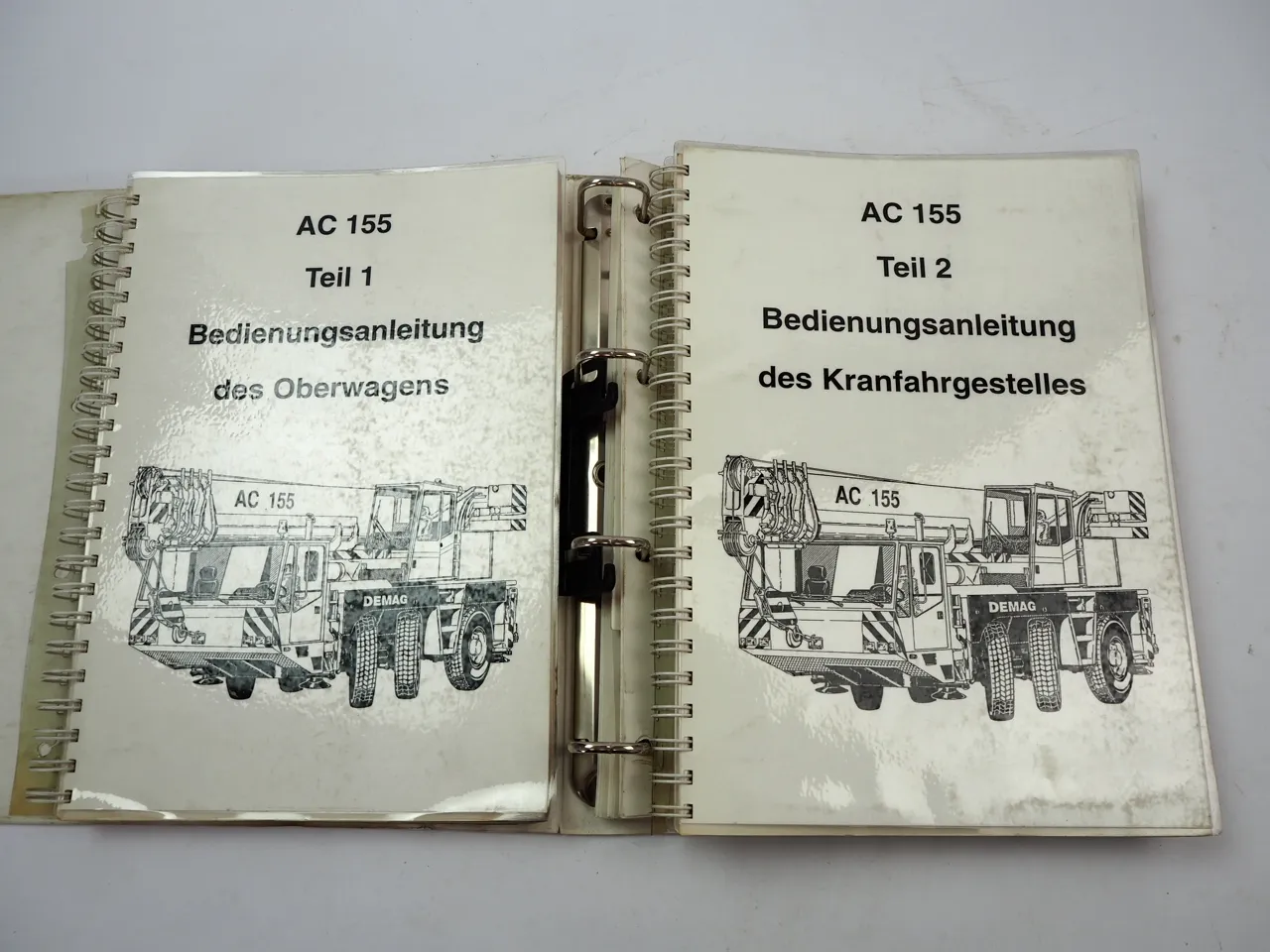 Mannesmann Demag AC 155 Mobilkran Betriebsanleitung Bedienungsanleitung 1993