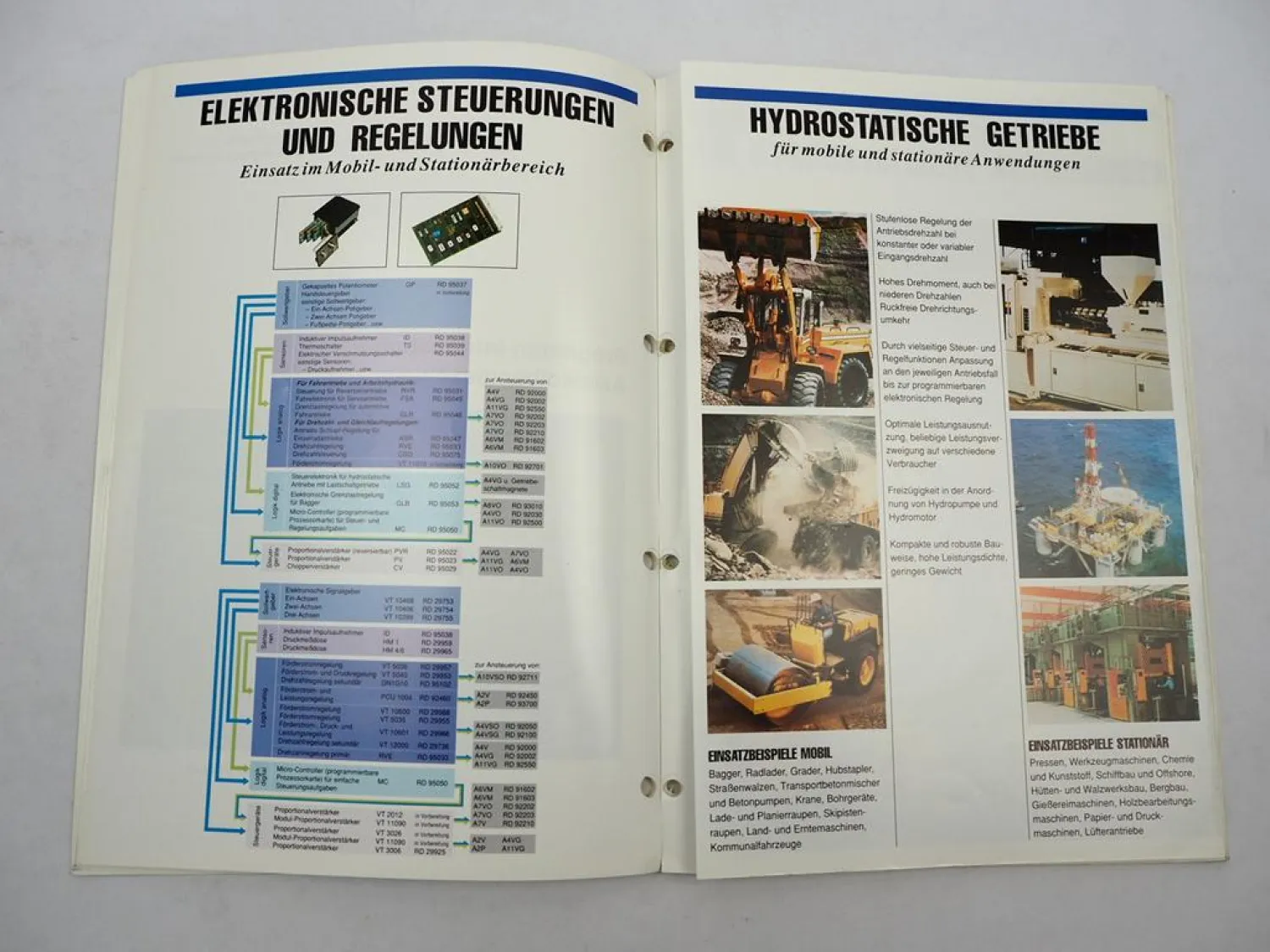 Mannesmann Rexroth Hydraulik Axialkolbenmaschinen Schulungshandbuch 02/1990