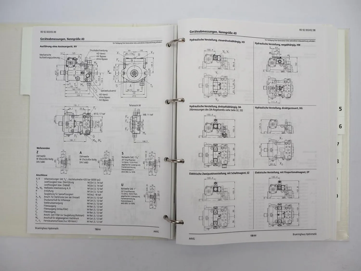 Mannesmann Rexroth Hydraulische Antriebssysteme Krane Schulung Service Training