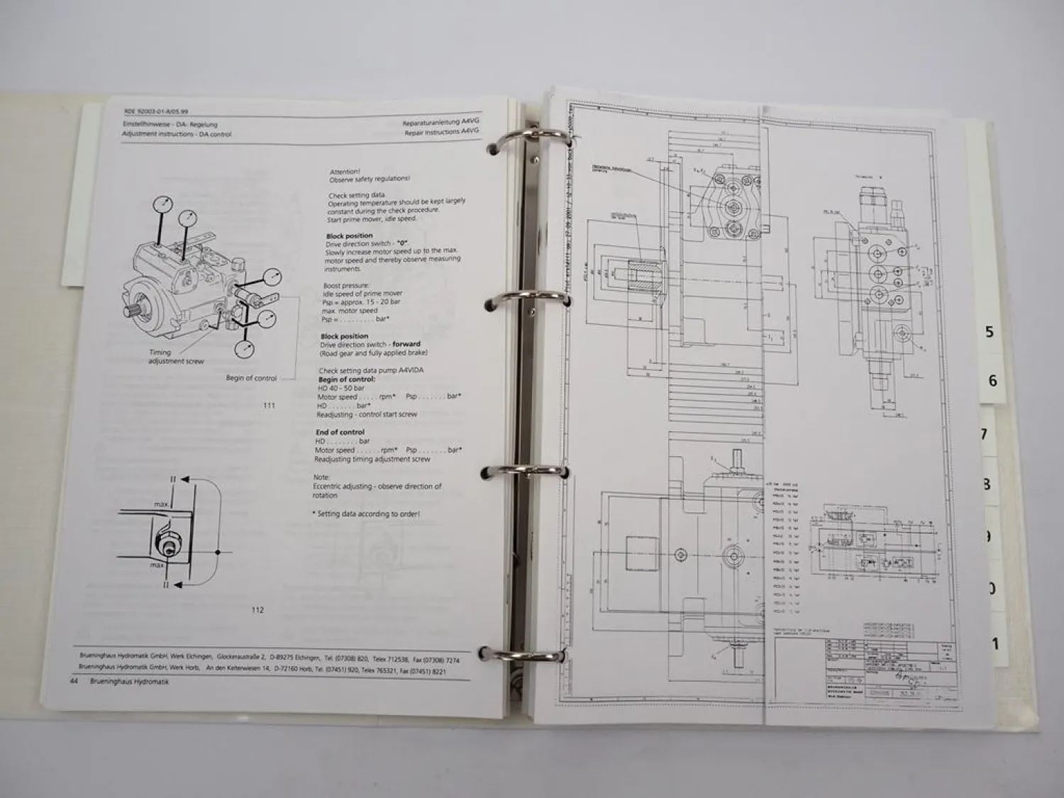Mannesmann Rexroth Hydraulische Antriebssysteme Krane Schulung Service Training