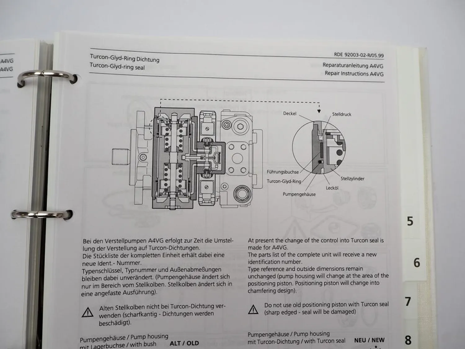 Mannesmann Rexroth Hydraulische Antriebssysteme Krane Schulung Service Training