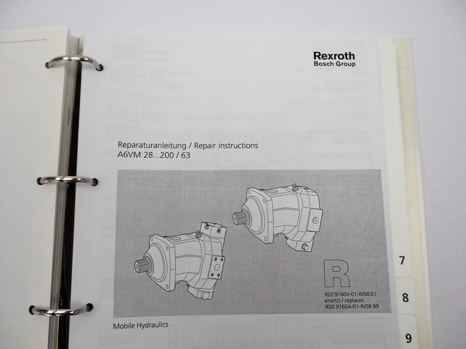 Mannesmann Rexroth Hydraulische Antriebssysteme Krane Schulung Service Training