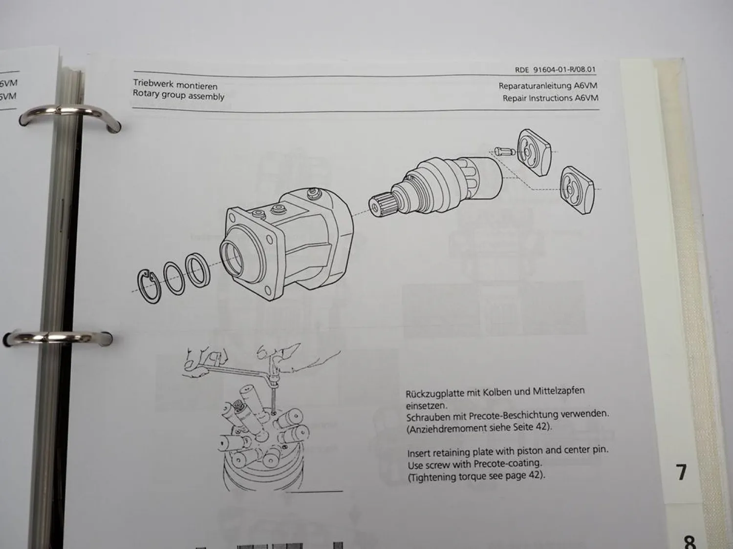 Mannesmann Rexroth Hydraulische Antriebssysteme Krane Schulung Service Training