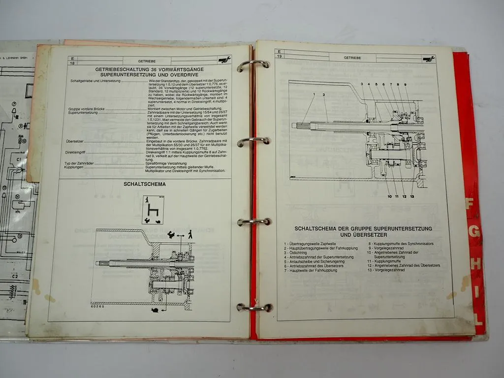 Massey Ferguson 353 - 393 S 377 387 397 1007 Werkstatthandbuch Reparatur 1988