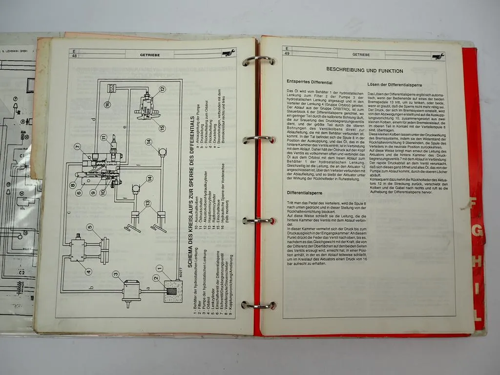 Massey Ferguson 353 - 393 S 377 387 397 1007 Werkstatthandbuch Reparatur 1988