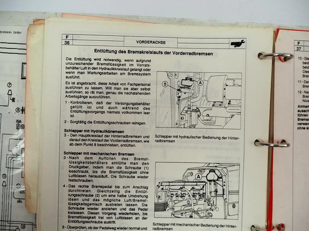Massey Ferguson 353 - 393 S 377 387 397 1007 Werkstatthandbuch Reparatur 1988