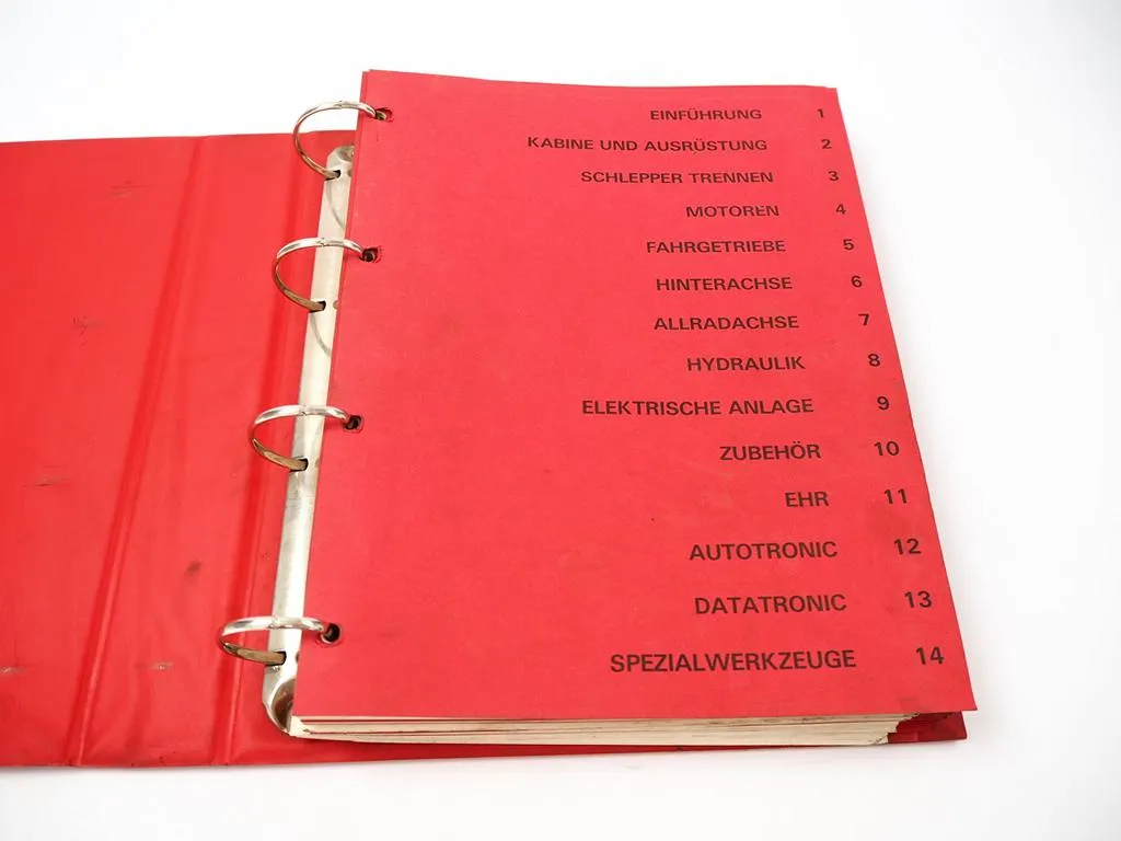 Massey Ferguson 3600er Baureihe Werkstatthandbuch Reparaturanleitung 1990