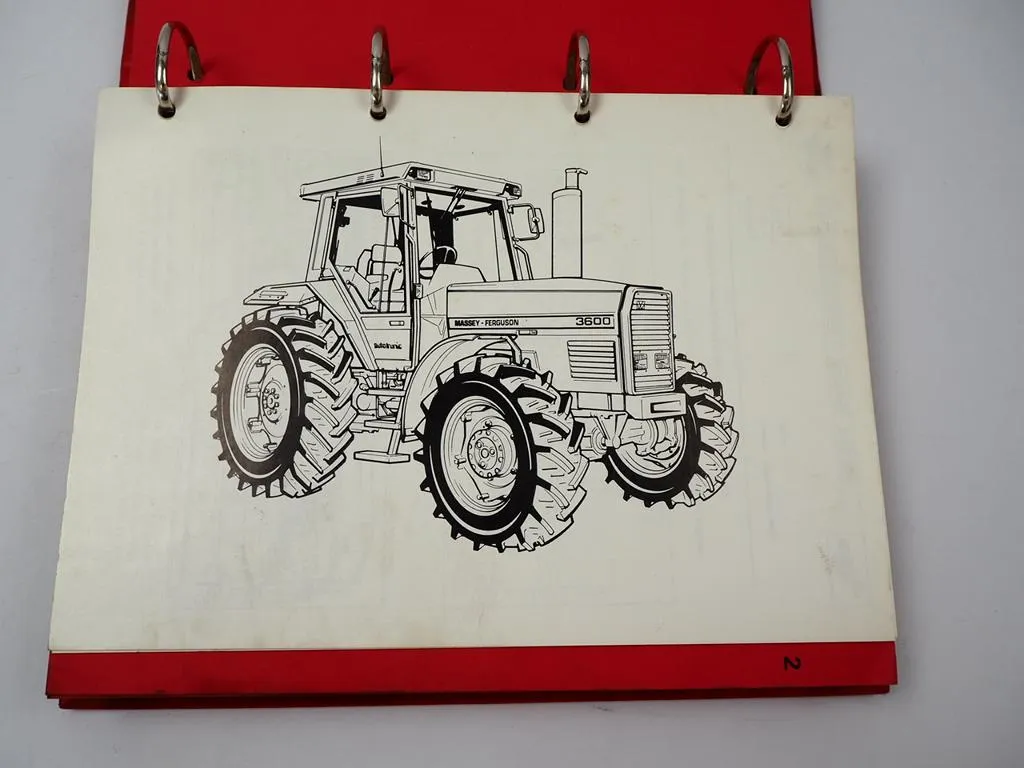 Massey Ferguson 3600er Baureihe Werkstatthandbuch Reparaturanleitung 1990