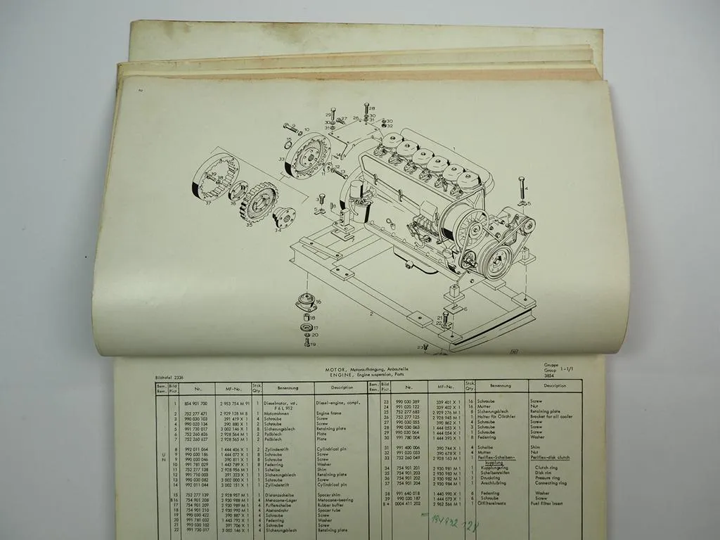 Massey Ferguson 450 B Hanomag R70 b Hydraulikbagger Ersatzteilliste 1976