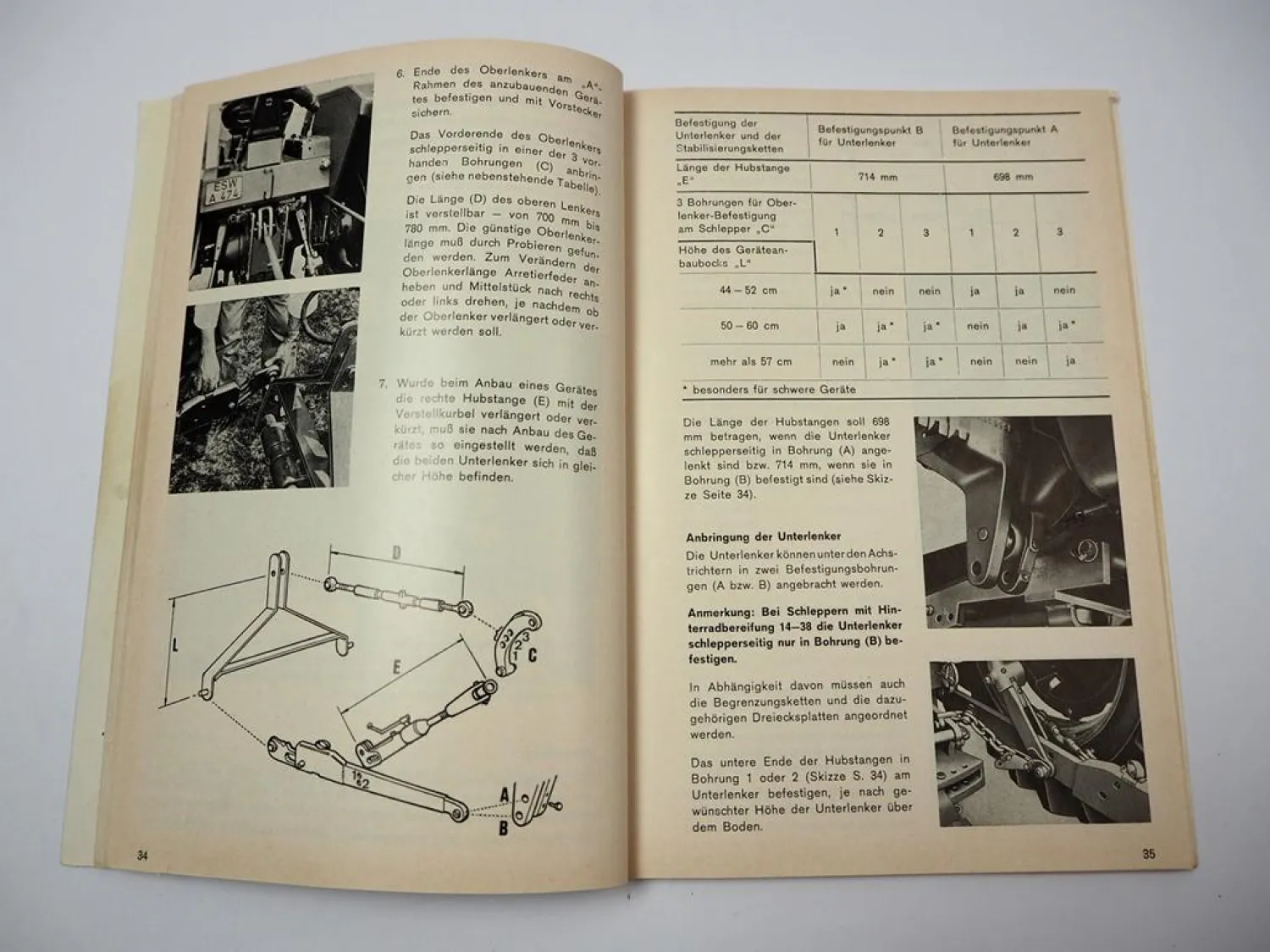 Massey Ferguson MF 1080 + A Schlepper Bedienungsanleitung Betriebsanleitung 1971