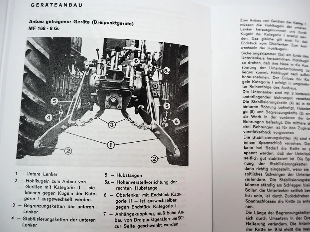 Massey Ferguson MF 168 8G / 188 8G Schlepper Betriebsanleitung Wartung Schaltplan Elektrik
