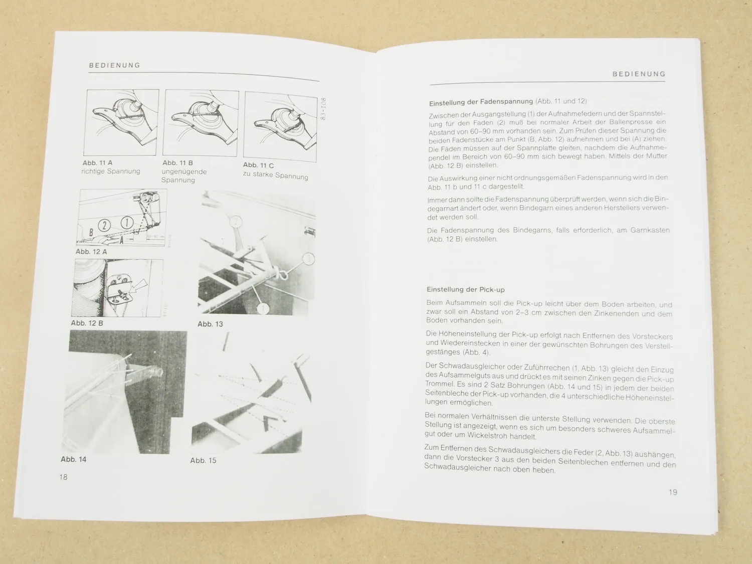 Massey Ferguson MF 220 224 228 Ballenpresse Betriebsanleitung