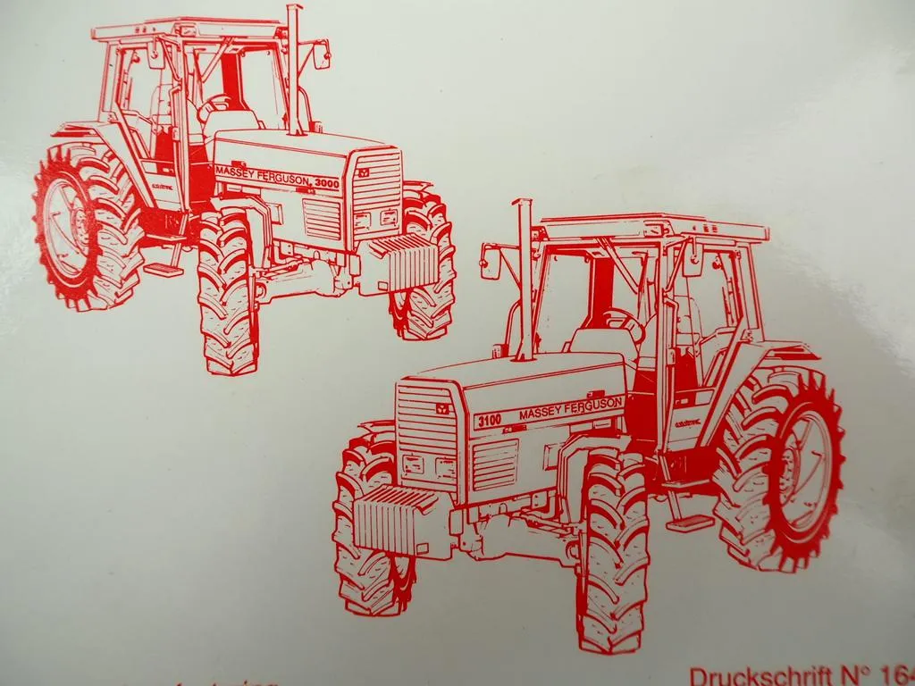 Massey Ferguson MF 3050 - 3095 3115 3120 3125 Richtzeitenliste Werkstatt 91/95