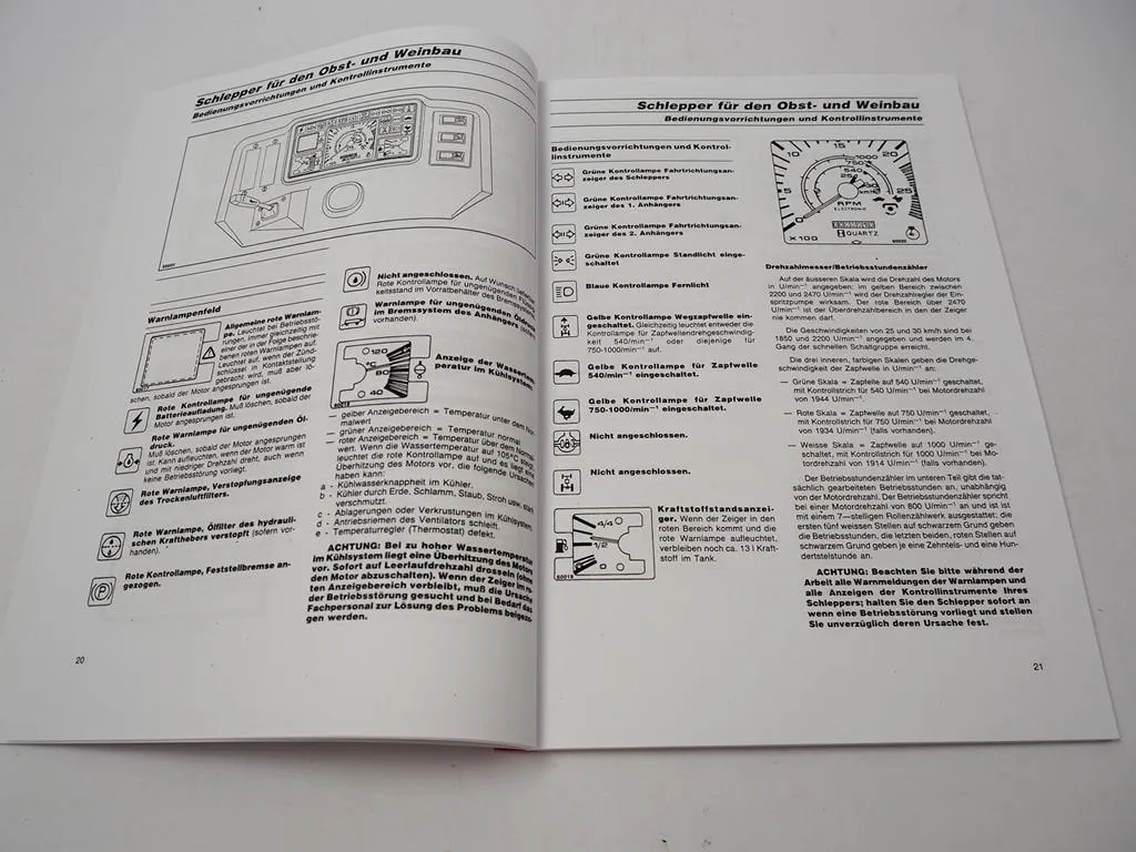 Massey Ferguson MF 354 364 374 384 394 S - F - V Betriebsanleitung