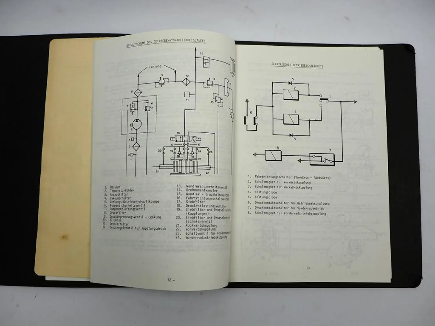 Massey Ferguson MF 50 50H + Allrad Baggerlader Schulungshandbuch & Prospekt