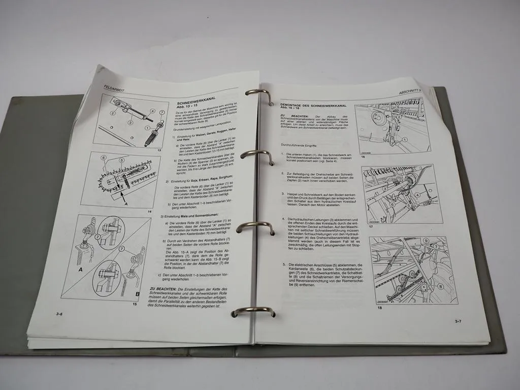 Massey Ferguson MF 7244 7245 7246 Activa Mähdrescher Betriebsanleitung 2004