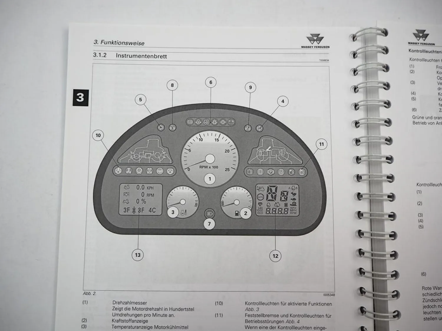 Massey Ferguson MF 7465 7475 7480 Schlepper Betriebsanleitung Wartung 2010