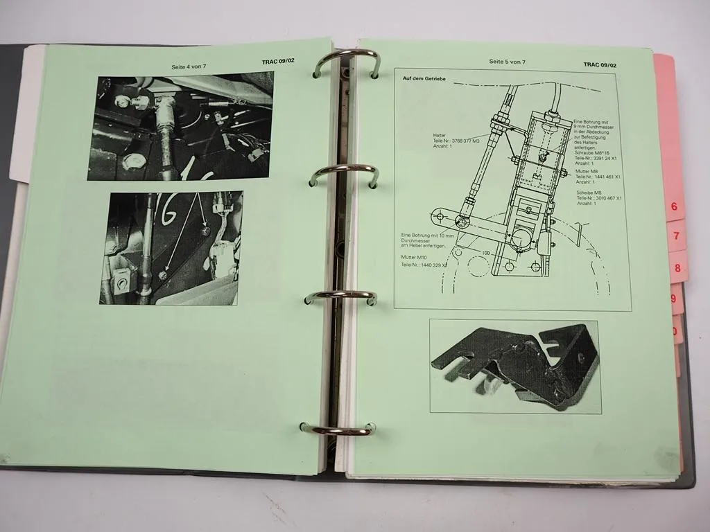 Massey Ferguson MF Traktor Service Bulletins Technische Merkblätter 2001 - 2004