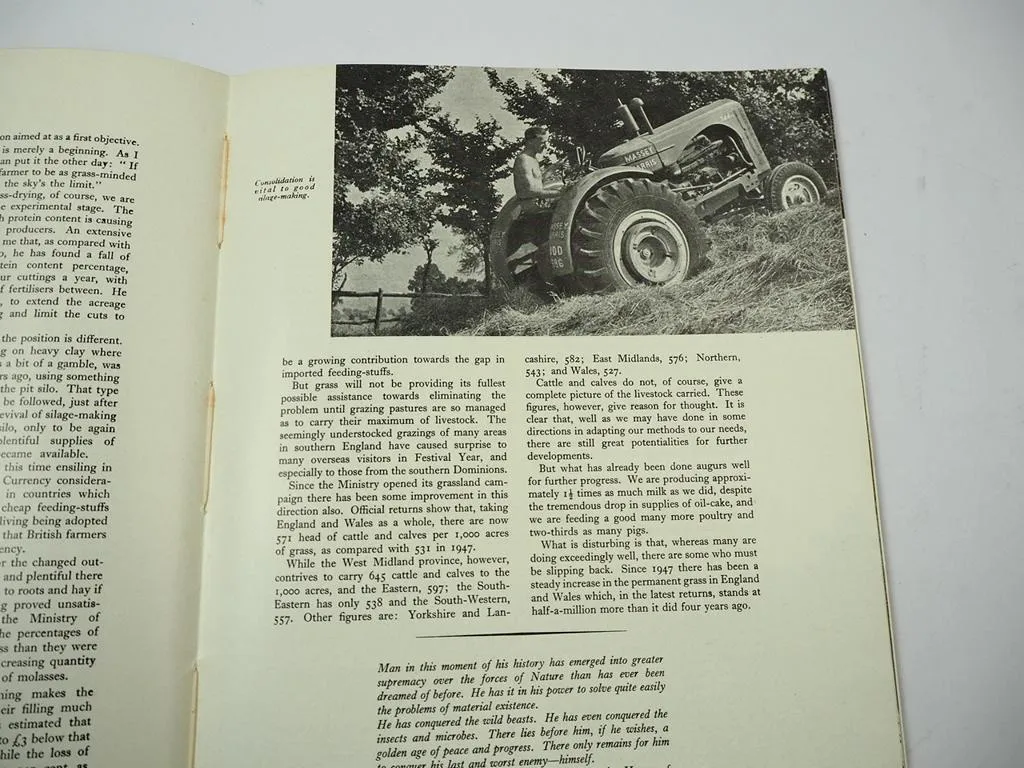 Massey Harris Farmer Annual 1952 Jahrbuch Traktor Mähdrescher Landtechnik