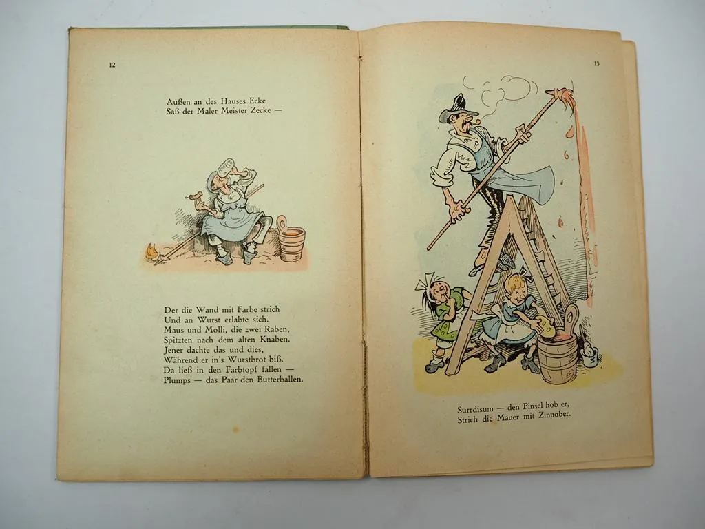 Maus und Molli Wilhelm Herbert Mädelgeschichte nach Wilhelm Busch 1949