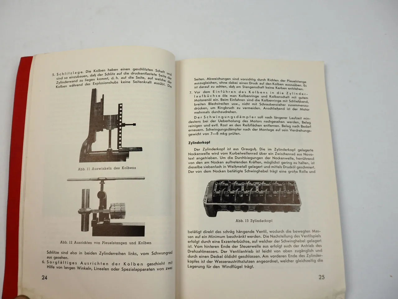 Maybach HL54 TUKRM Motor im Sd.Kfz.6 Beschreibung und Behandlung 1940 Wehrmacht