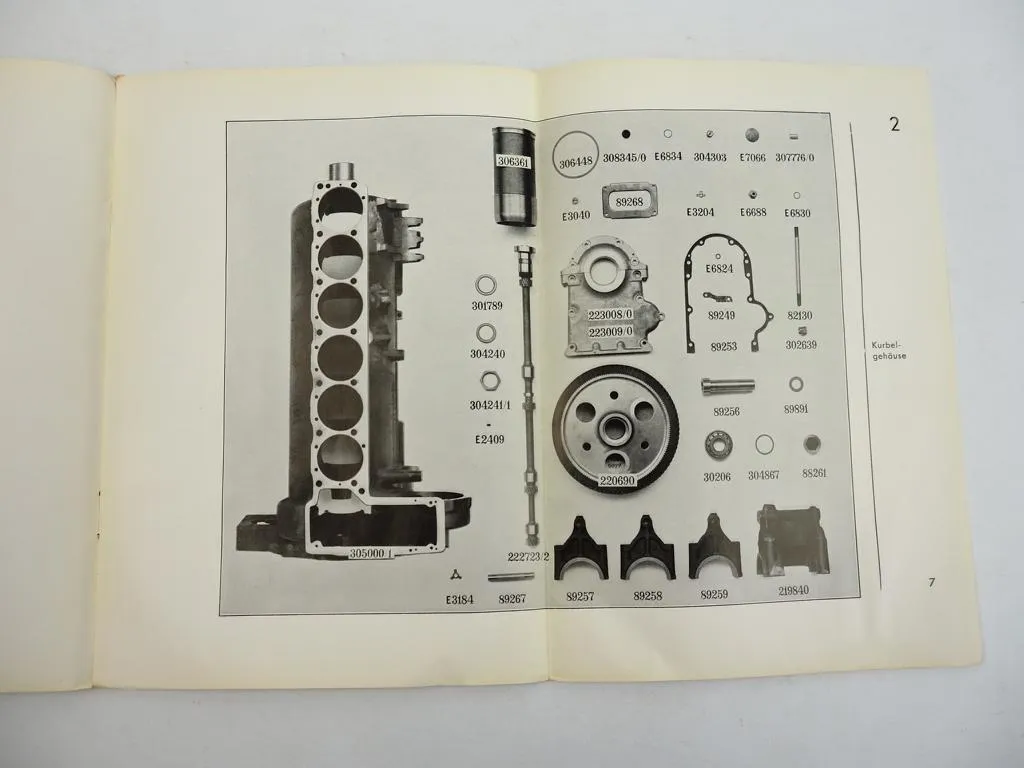 Maybach HL57TR HL62TR Motor im Sd.Kfz.124 Panzer II Wespe ETL 1938 Wehrmacht