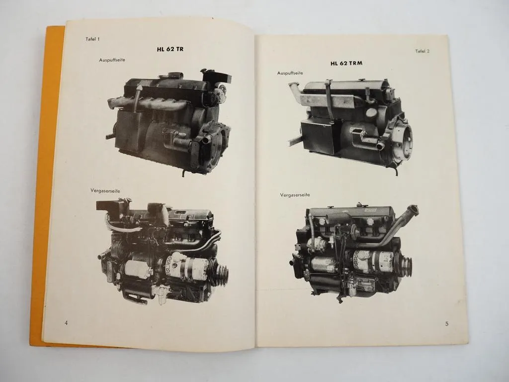 Maybach HL62TR HL62TRM Motor im Sd.Kfz.124 Panzer II Wespe ETL 1943 Wehrmacht