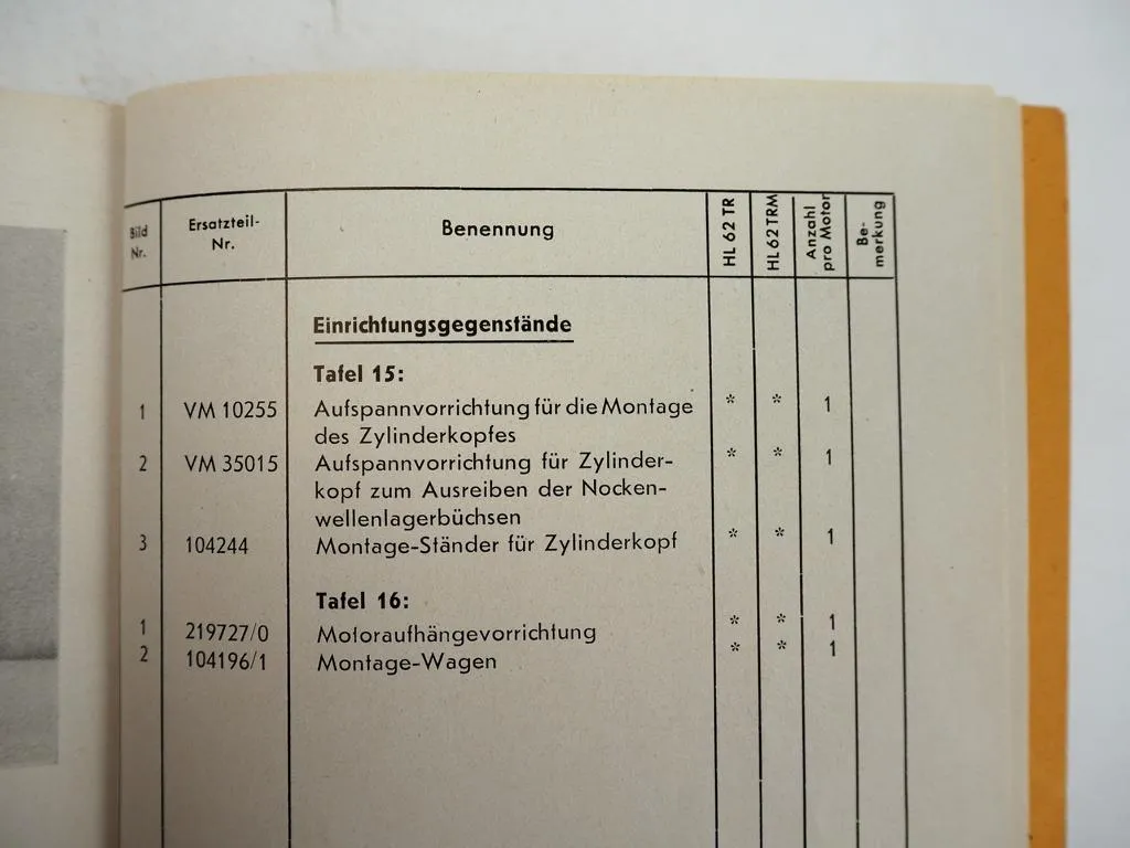 Maybach HL62TR HL62TRM Motor im Sd.Kfz.124 Panzer II Wespe ETL 1943 Wehrmacht