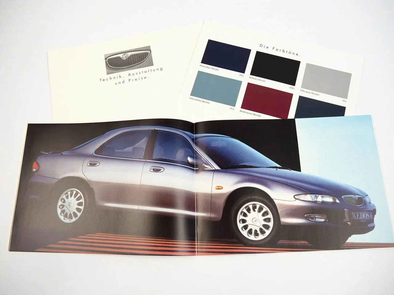 Mazda Xedos 6 2.0 mit V6 Motor Technische Daten Ausstattung Preise Prospekt 1992
