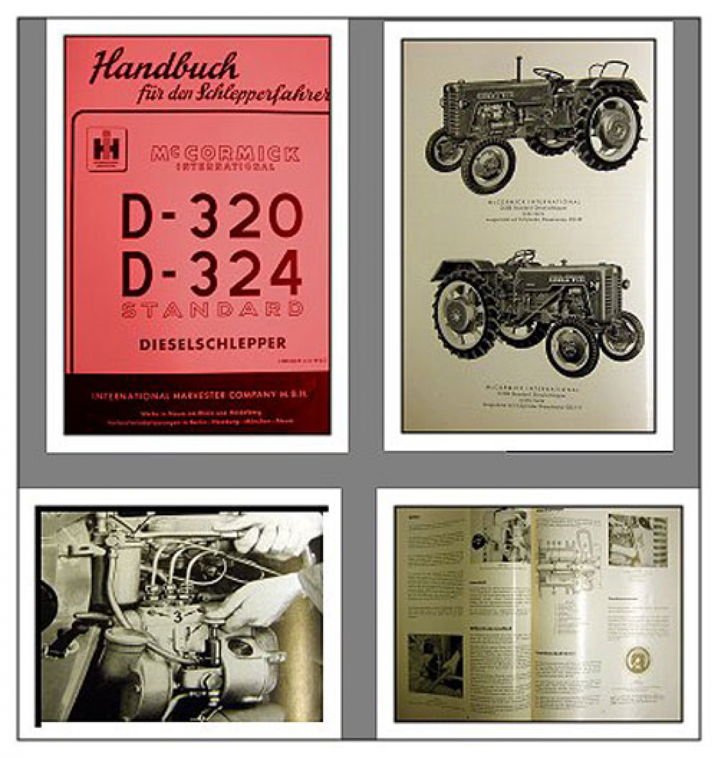 Mc Cormick D-320 D-324 Standard Betriebsanleitung ...