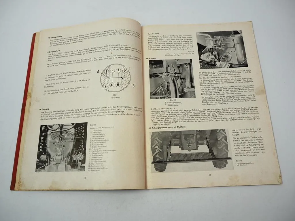 Mc Cormick D-324 Farmall Schlepper Bedienungsanleitung Betriebsanleitung 1956