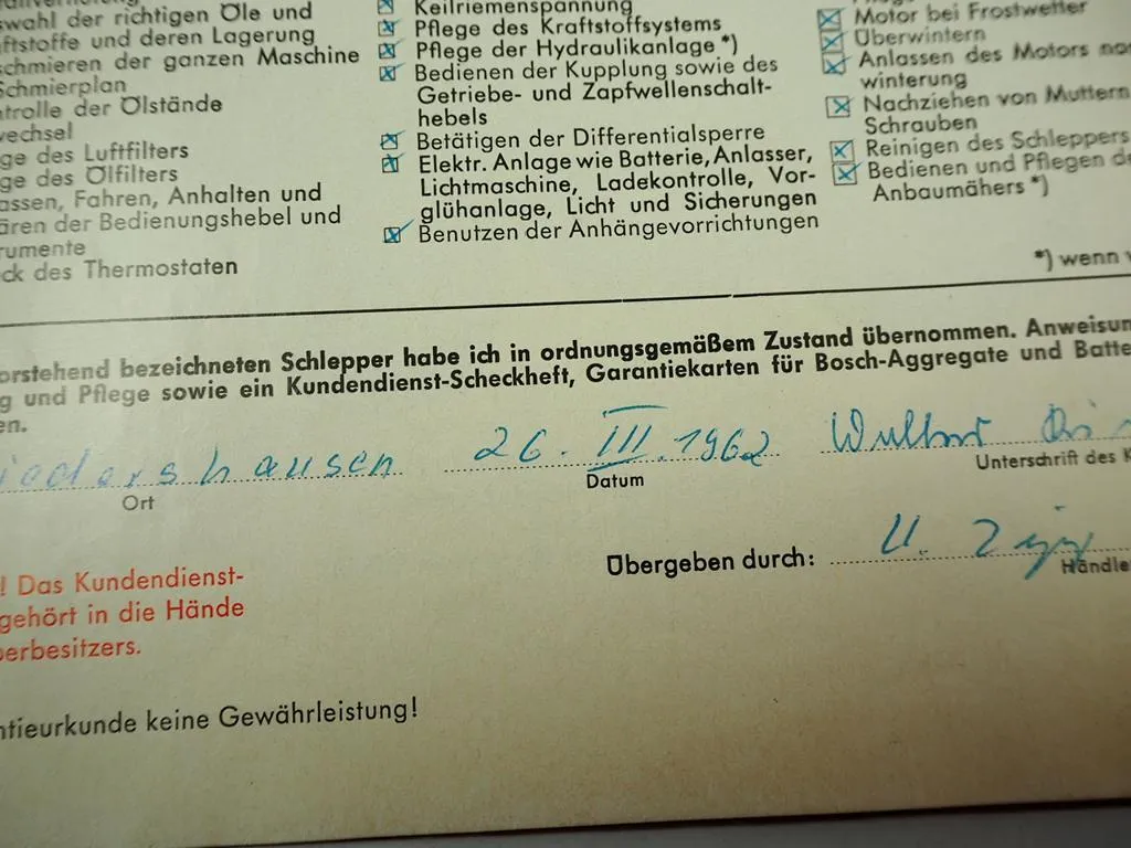 Mc Cormick D-430 D-436 Standard Schlepper Betriebsanleitung Bedienung 1961