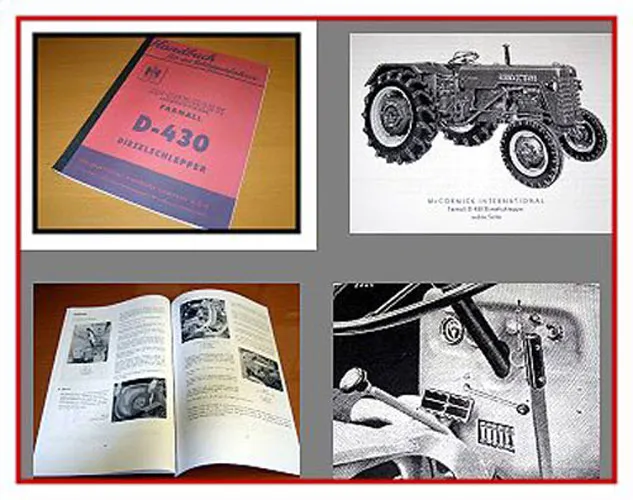 Mc Cormick D-430 Farmall Bedienungsanleitung 1955