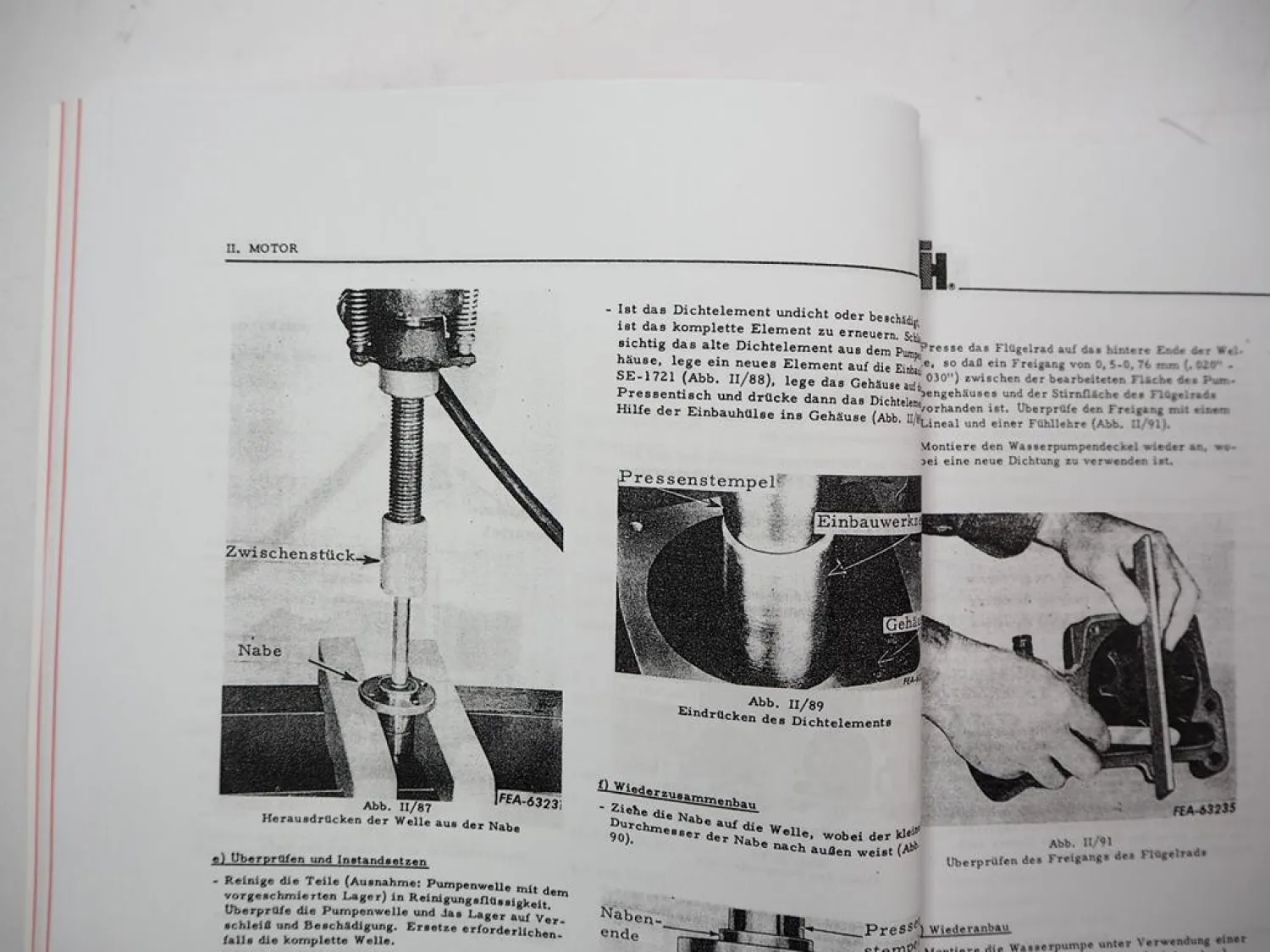 Mc Cormick D-514 Schlepper Werkstatthandbuch 1964 Reparaturanleitung