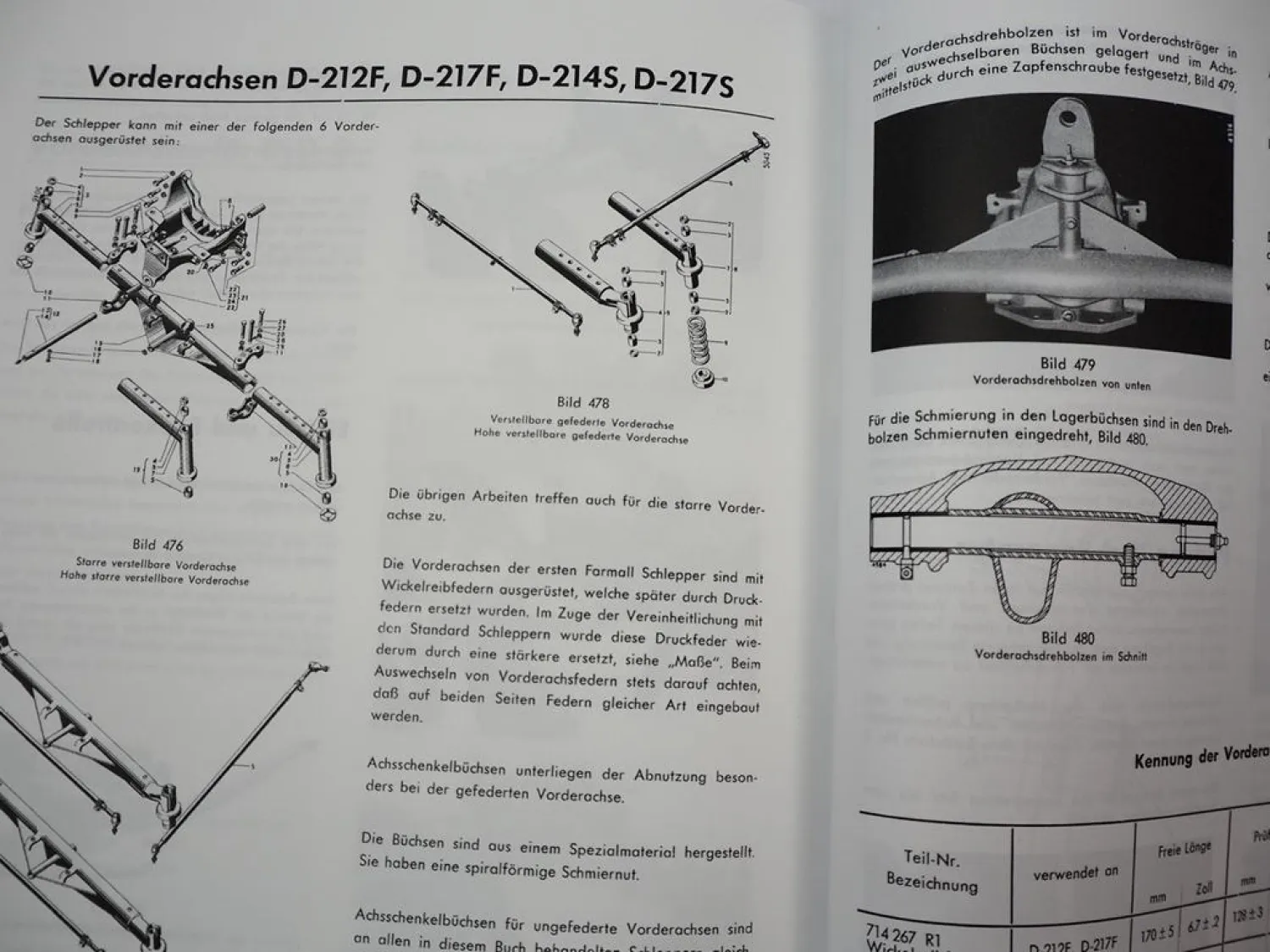 Mc Cormick D212 D214 D217 Farmall / Standard DLD2 Werkstatthandbuch 1959
