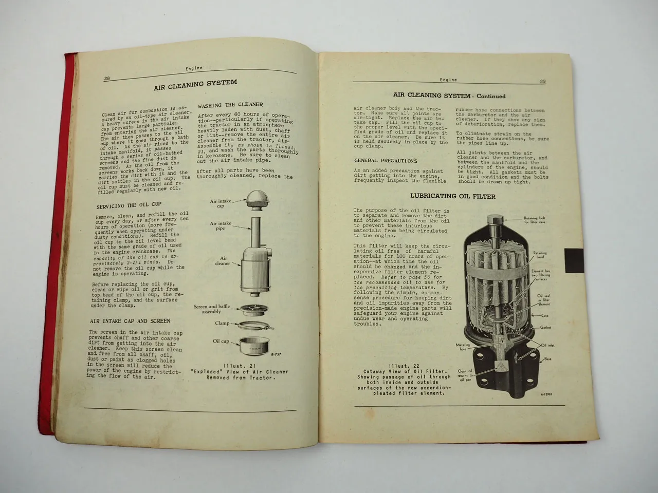 Mc Cormick Deering IHC WD6 Tractor Owners Manual Bedienungsanleitung 1947 engl.